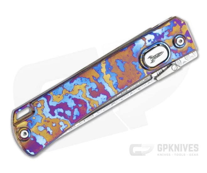 D Rocket Design Jupiter EDC Damacore Alien Camo Timascus Folder 0079 - Image 2
