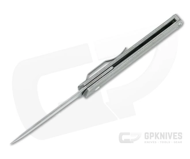 Boker Plus Wasabi Damascus Stonewashed Titanium Slip Joint Top Flipper 01BO634DAM - Image 3