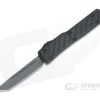 Microtech UTX-70 T/E Signature Carbon Fiber Top Damascus Tanto OTF Automatic Knife 149-16CFS