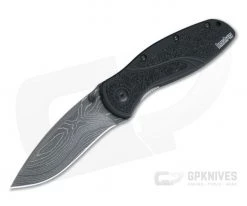Kershaw Blur Damascus Black Speed Safe Assisted Folder 1670BLKDAM