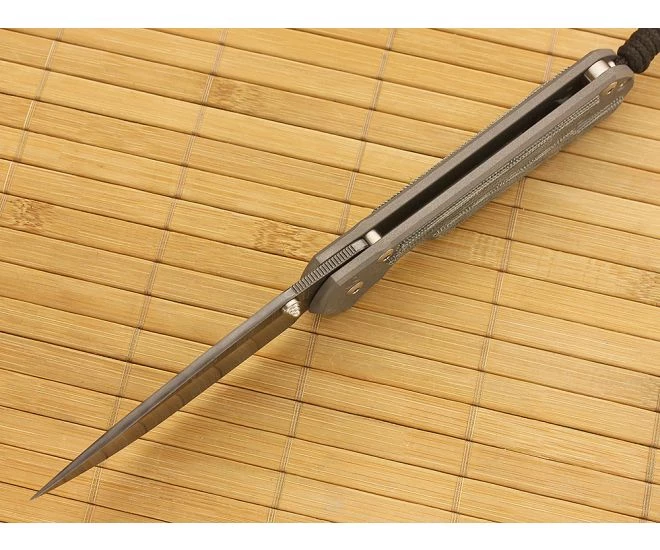 Chris Reeve Large Sebenza 21 Micarta Inlay Ladder Damascus - Image 3