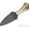Olamic Cutlery Damascus Neck Knife Dagger Stag