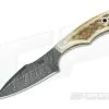 Olamic Cutlery Damascus Neck Knife Stag