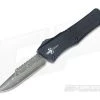 Marfione Custom Combat Troodon Interceptor Damascus Automatic Knife