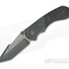 Steve Kelly Knives Custom Synergy 3V Damascus Bolstered Marbled Carbon Fiber