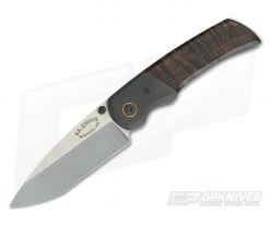 Steve Kelly Knives Custom Gulo CPM-154 Bolstered Stabilized Koa