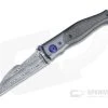 Alan Folts U/W #2 Damasteel Wharncliffe Zirconium Bolstered Carbon Fiber Folder 4748