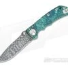 Spartan Harsey Folder Special Edition Green Paisley Damascus