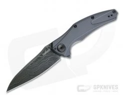 Kershaw Bareknuckle Damascus Sub-Frame Lock KVT Bearing Flipper 7777DAM