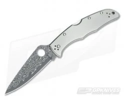 Spyderco Endura 4 Titanium & Damascus C10TIPD