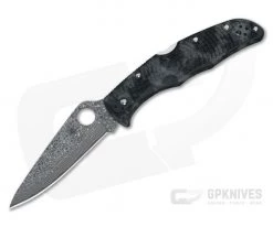 Spyderco Endura 4 Limited Gray Zome FRN Damascus VG10 Back Lock Folder C10ZPGYD