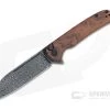 CIVIVI Chevalier Black Damascus Cuibourtia Wood Button Lock Flipper C20022-DS1