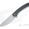 CIVIVI Asticus C2002DS1 Carbon Fiber Damascus Liner Lock Flipper