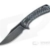 CIVIVI Dogma White G10 Carbon Fiber Black Hand Rubbed Damascus Liner Lock Flipper C2014DS-1