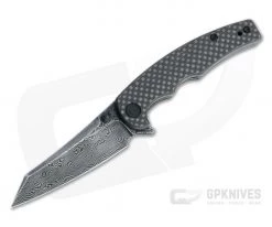 CIVIVI x Kaila Cumings P87 Folder Black Damascus Carbon Fiber/G10 Folding Knife C21043-DS1