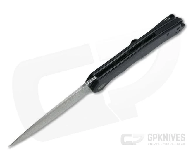 CIVIVI Praxis C803DS Black G10 Damascus Liner Lock Flipper - Image 3