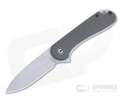 CIVIVI Elementum C907DS Carbon Fiber/G10 Damascus Liner Lock Flipper