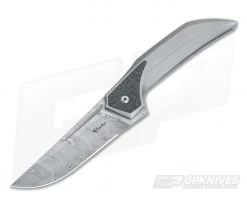 Reate Future Integral Knife Damasteel Carbon Fiber