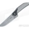 Reate Future Integral Knife Ladder Damasteel Carbon Fiber