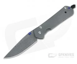 Chris Reeve Large Sebenza 21 Basketweave Damascus Blade L21-1002