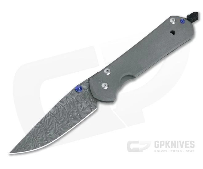 Chris Reeve Large Sebenza 21 Basketweave Damascus Blade L21-1002