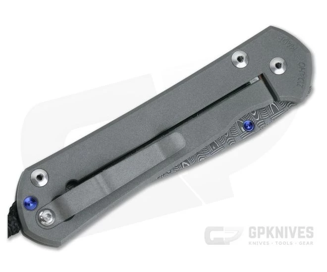 Chris Reeve Large Sebenza 21 Basketweave Damascus Blade L21-1002 - Image 2