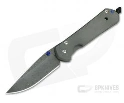 Chris Reeve Large Sebenza 21 Ladder Damascus Blade 1004-001