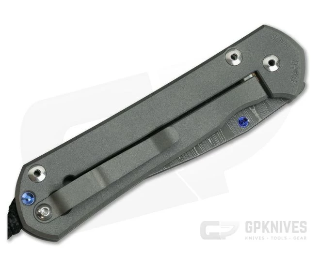 Chris Reeve Large Sebenza 21 Ladder Damascus Blade 1004-001 - Image 2