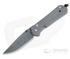 Chris Reeve Large Sebenza 21 Thomas Raindrop Damascus Blade