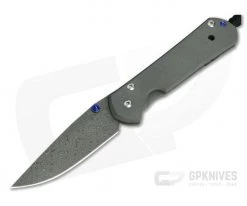 Chris Reeve Large Sebenza 21 Nichols Raindrop Damascus Blade L21-1006