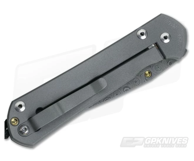 Chris Reeve Large Sebenza 21 Nichols Damascus Solar System with Pyrite 1058-01 - Image 3