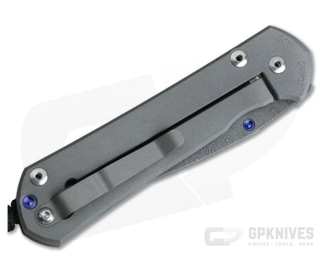 Chris Reeve Large Sebenza 21 Unique Night Sky w/Big Dipper, MOP Inlay and Nichols Raindrop Damascus L21-1058-05 - Image 2