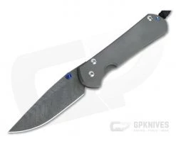 Chris Reeve Large Sebenza 31 Boomerang Damascus Drop Point 002