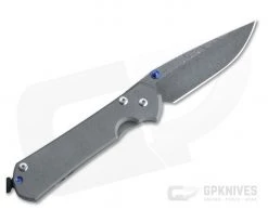 Chris Reeve Large Sebenza 31 Left Handed Drop Point Boomerang Damascus Folder 001