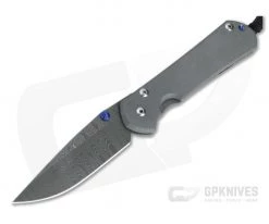Chris Reeve Large Sebenza 31 Ladder Damascus Drop Point