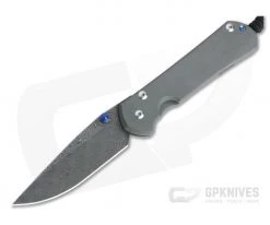 Chris Reeve Large Sebenza 31 Raindrop Damascus Drop Point L31-1006
