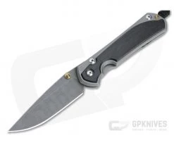 Chris Reeve Large Sebenza 31 Raindrop Damascus Bog Oak Inlay Folder 001
