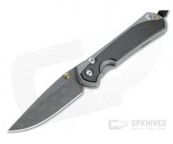 Chris Reeve Large Sebenza 31 Raindrop Damascus Bog Oak Inlay Folder 002