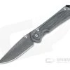 Chris Reeve Large Sebenza 31 Black Canvas Micarta Inlay Boomerang Damascus Drop Point 001