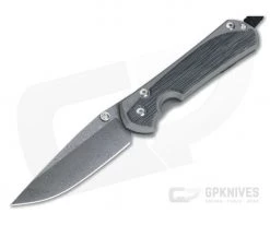 Chris Reeve Large Sebenza 31 Black Canvas Micarta Inlay Raindrop Damascus Folder 002