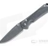Chris Reeve Large Sebenza 31 Black Canvas Micarta Inlay Raindrop Damascus Drop Point