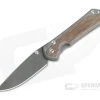 Chris Reeve Large Sebenza 31 Raindrop Damascus Natural Micarta Inlay Folding Knife 002