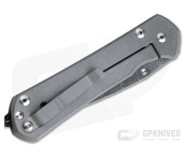 Chris Reeve Large Sebenza 31 Unique Graphic Raindrop Damascus Drop Point - Image 2