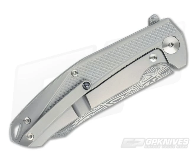 Reate Prototype Frame Lock Flipper Damascus - Image 2