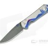 Chris Reeve Small Sebenza 21 Nichols Damascus Night Sky with Mother of Pearl S21-1056