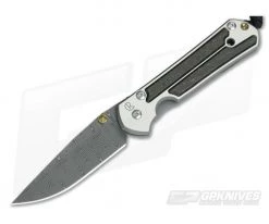 Chris Reeve Damascus Small Sebenza 21 Bog Oak Wood