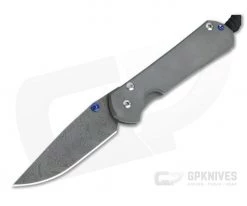 Chris Reeve Small Sebenza 31 Boomerang Damascus Drop Point 001