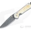 Chris Reeve Small Sebenza 31 Box Elder Inlay Boomerang Damascus Drop Point 001