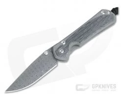 Chris Reeve Small Sebenza 31 Ladder Damascus Black Micarta Inlay Folding Knife 003