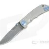 Spartan Blades Harsey Folder 3.25 Nichols Damascus Blue Hardware Titanium Folder 03